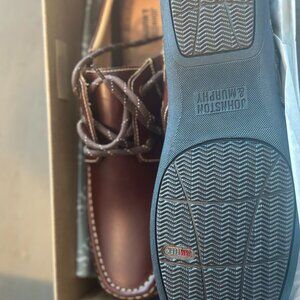 Johnston & Murphy Fowler Boat Shoe – Mahogany Pull-Up Leather
